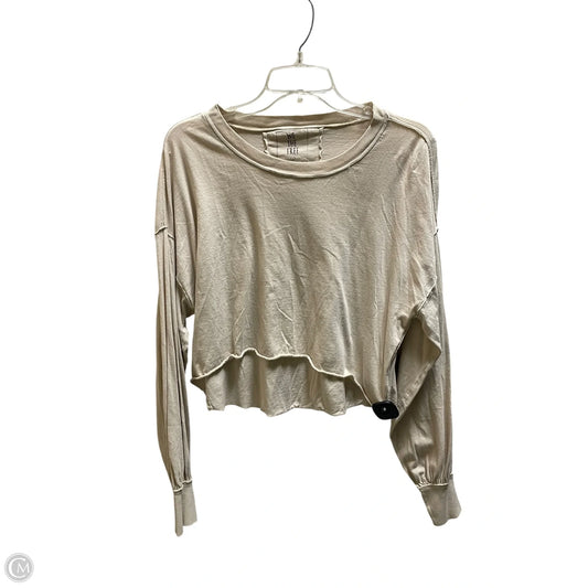 Top Long Sleeve By We The Free In Tan, Size: S