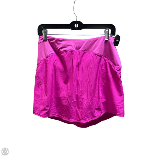 Athletic Skirt By Lululemon In Pink, Size: 10
