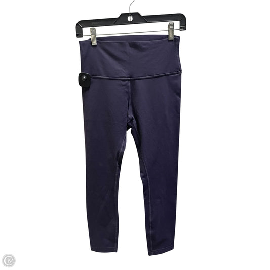 Athletic Leggings By Lululemon In Blue, Size: 8