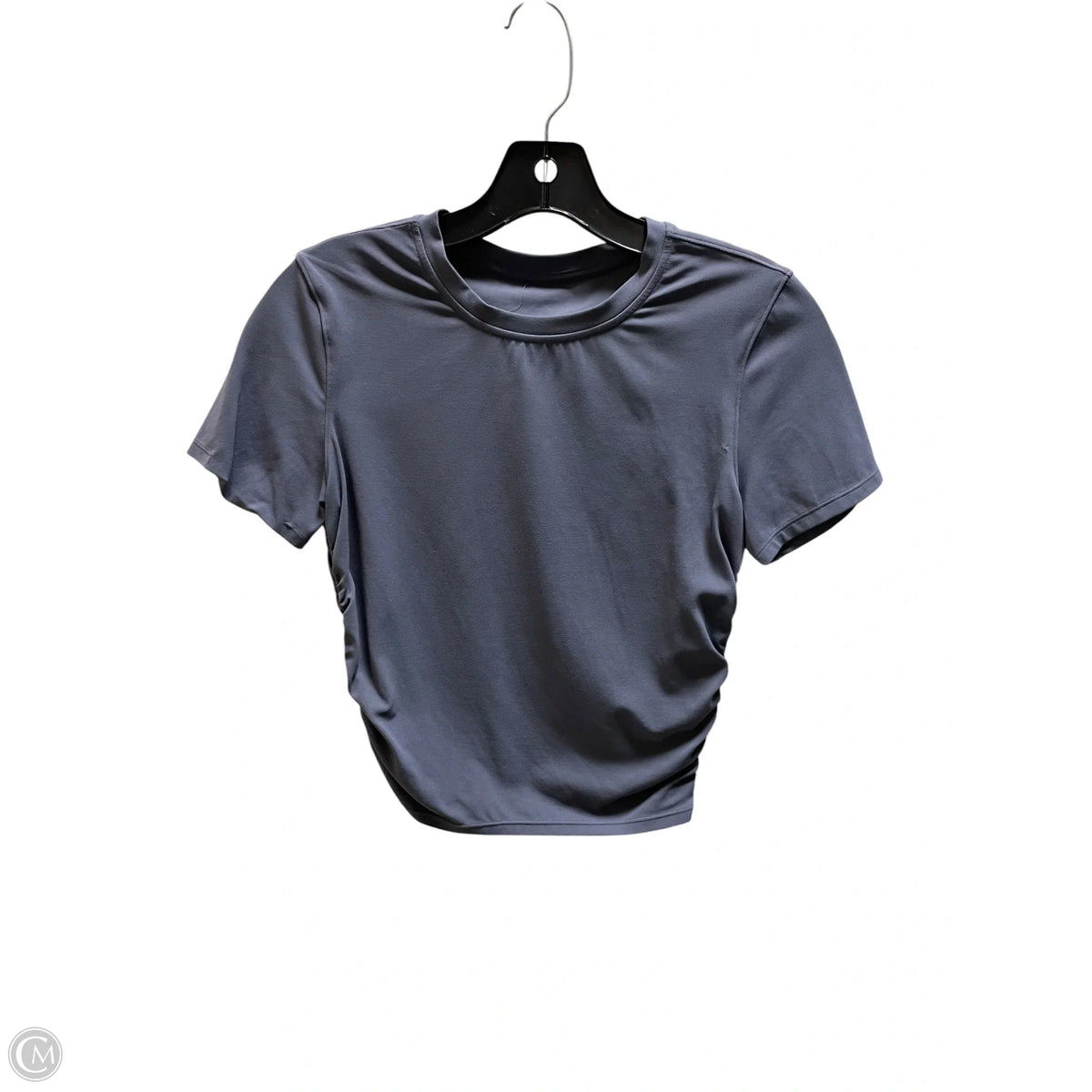 Athletic Top Short Sleeve By Lululemon In Blue, Size: S