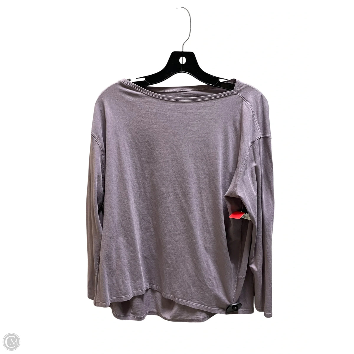 Athletic Top Long Sleeve Collar By Lululemon In Purple, Size: 10