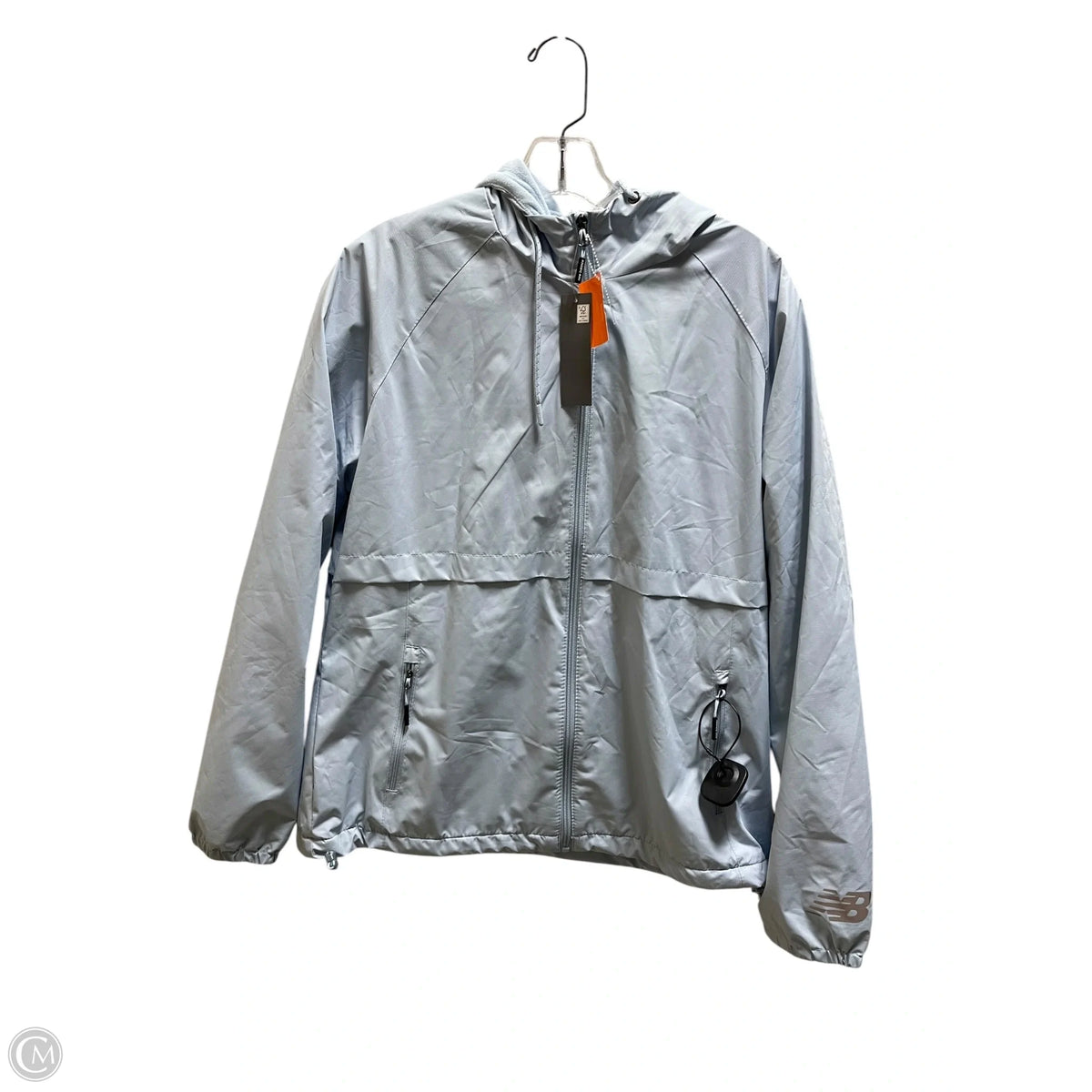Athletic Jacket By New Balance In Blue, Size: L