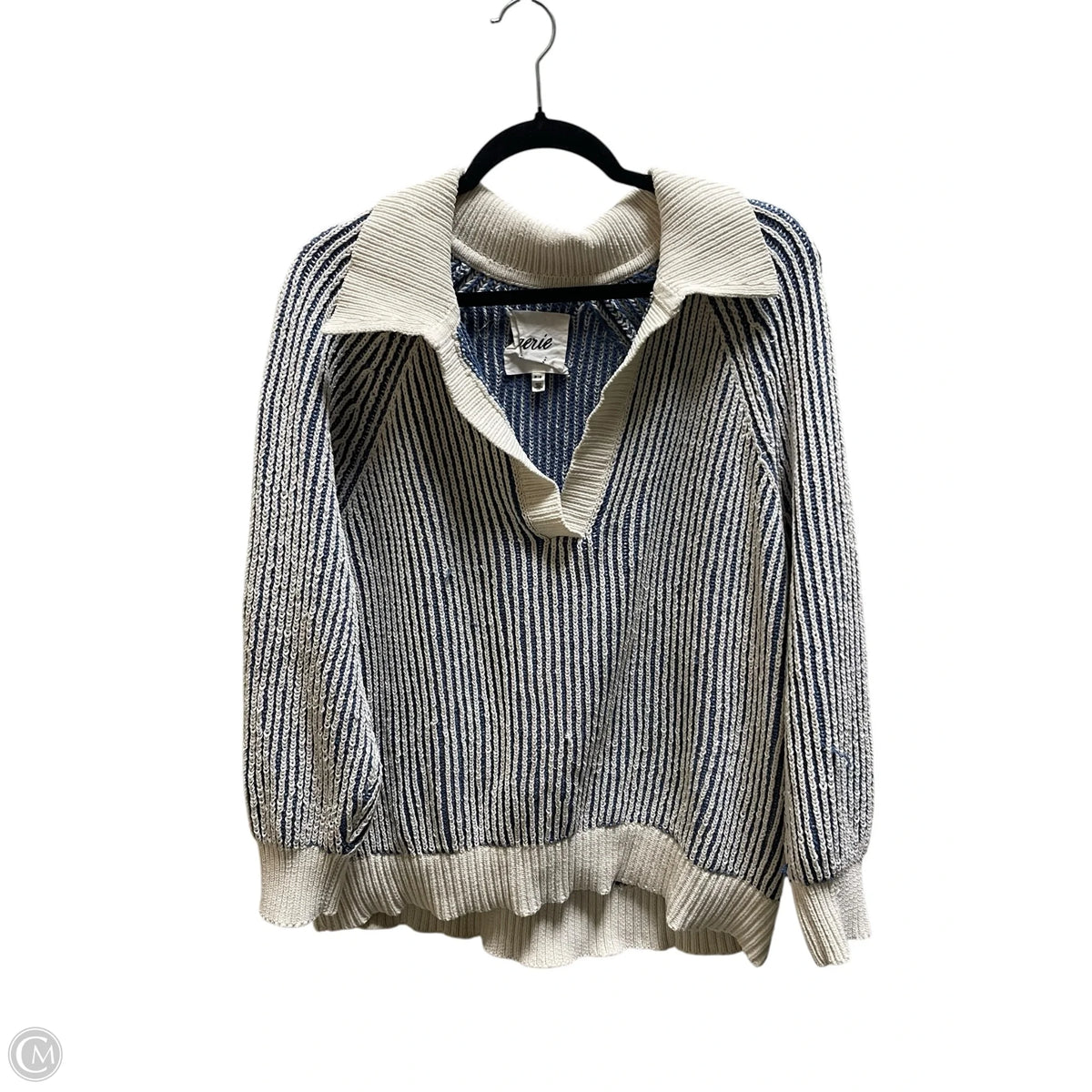 Sweatshirt Collar By Aerie In Blue, Size: M