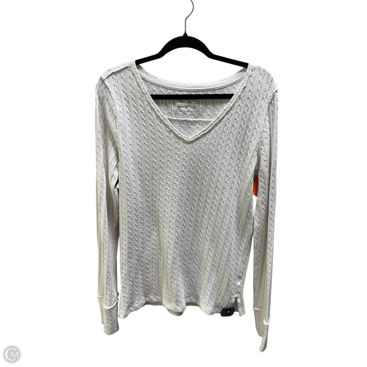Top Long Sleeve By We The Free In White, Size: Xl