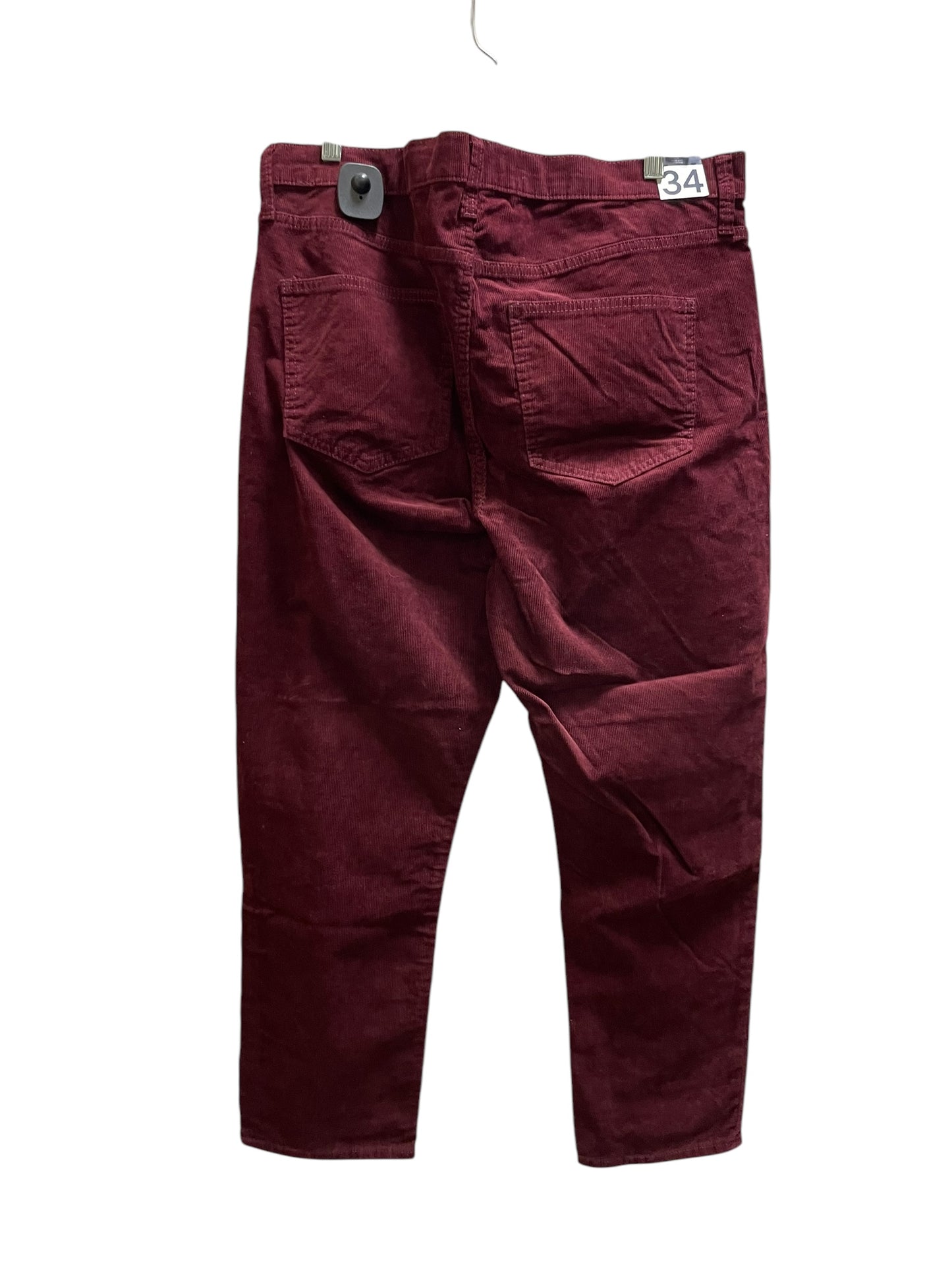 Pants Corduroy By Gap In Maroon, Size: 18