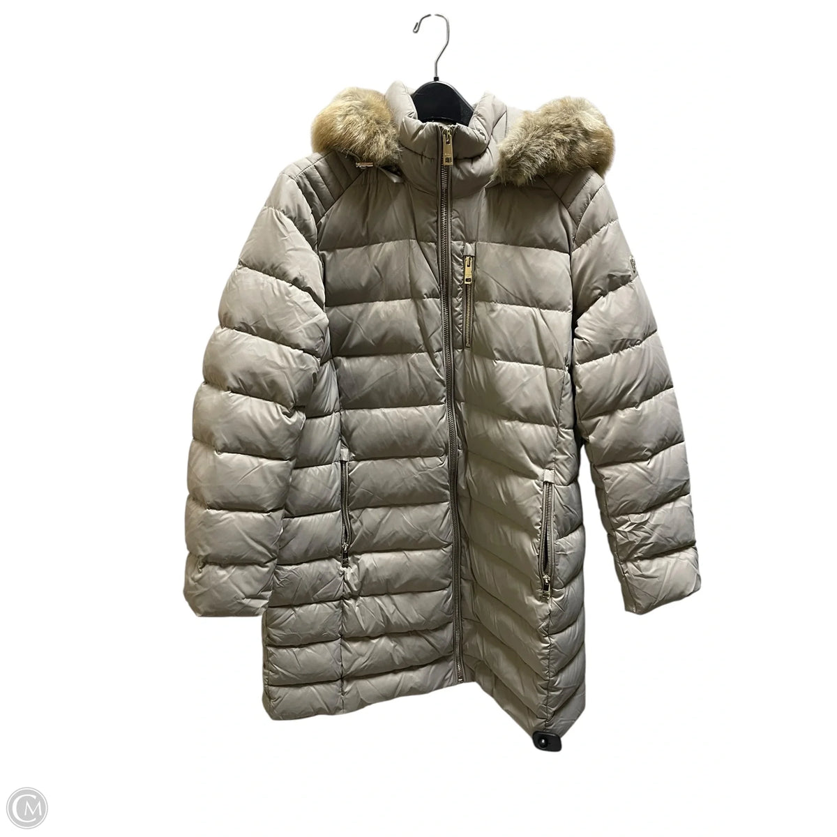 Coat Puffer & Quilted By Michael By Michael Kors In Grey, Size: Xl