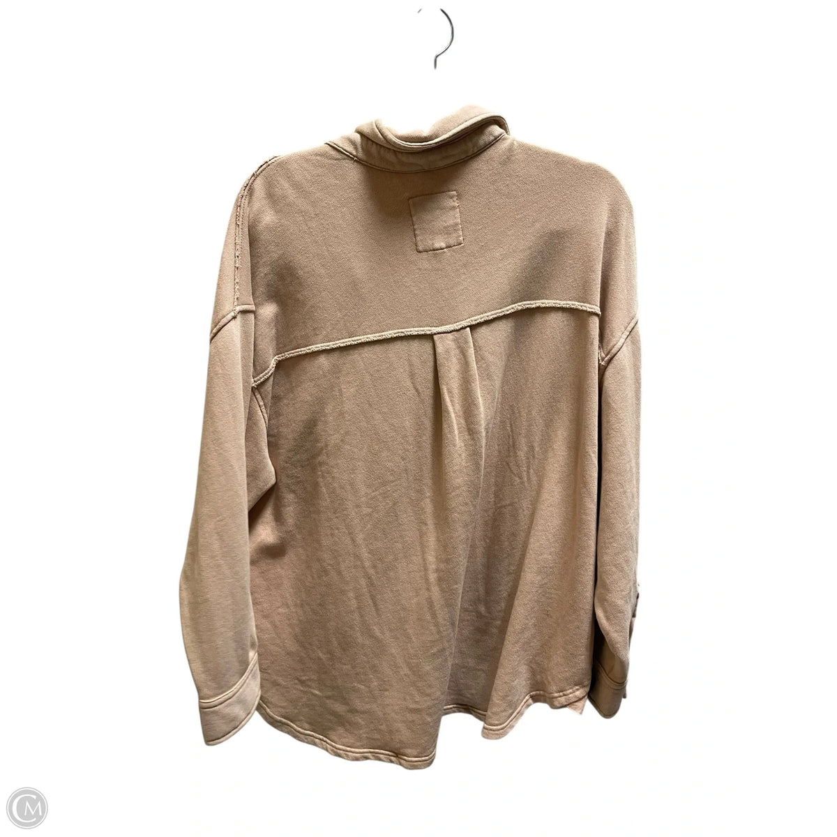 Top Long Sleeve By Aerie In Brown, Size: M
