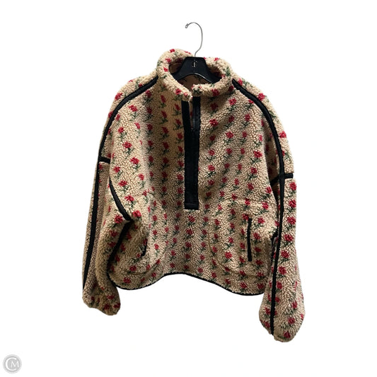 Sweatshirt Collar By Vici In Brown, Size: S