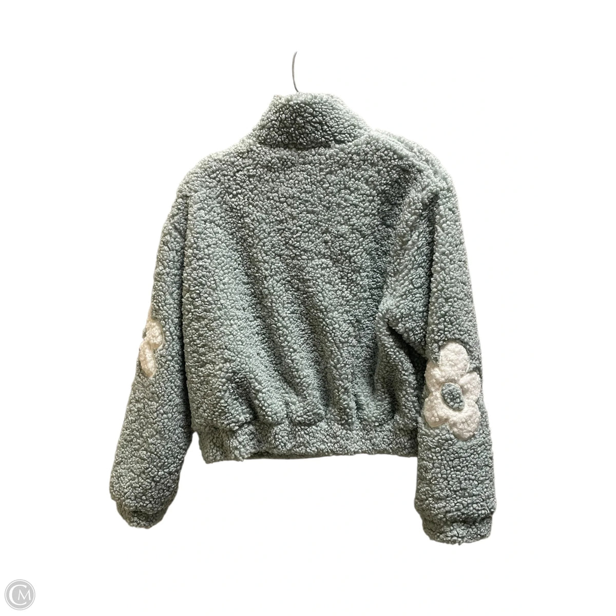 Sweatshirt Collar By Vici In Green, Size: S