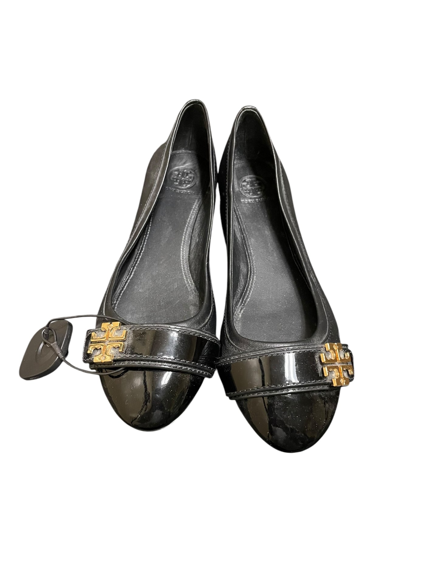 Shoes Flats By Tory Burch In Black, Size: 9.5