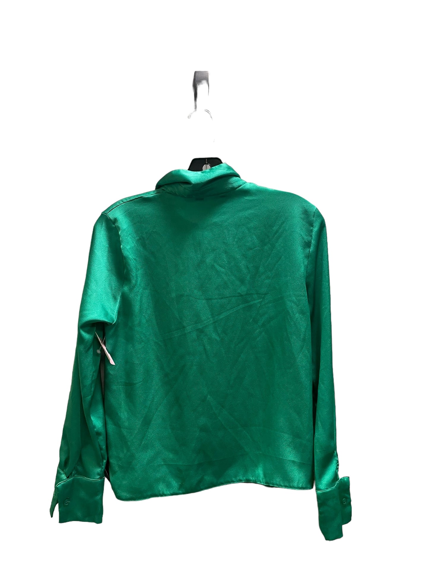 Top Long Sleeve By Primark In Green, Size: S