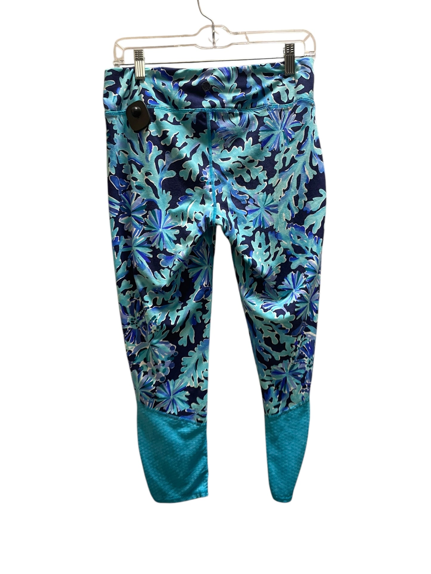 Athletic Leggings By Lilly Pulitzer In Blue, Size: L