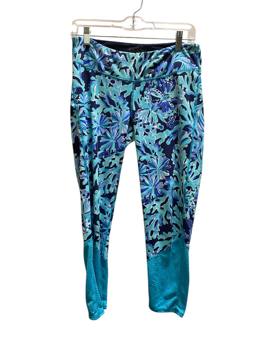 Athletic Leggings By Lilly Pulitzer In Blue, Size: L