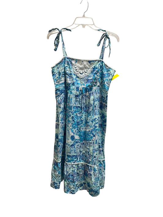 Dress Casual Midi By Lilly Pulitzer In Blue, Size: M