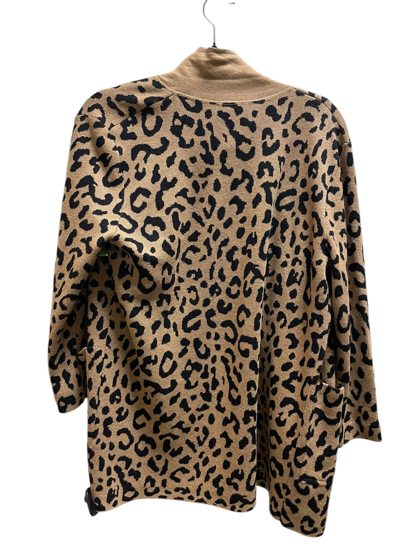 Cardigan By J. Crew In Animal Print, Size: S