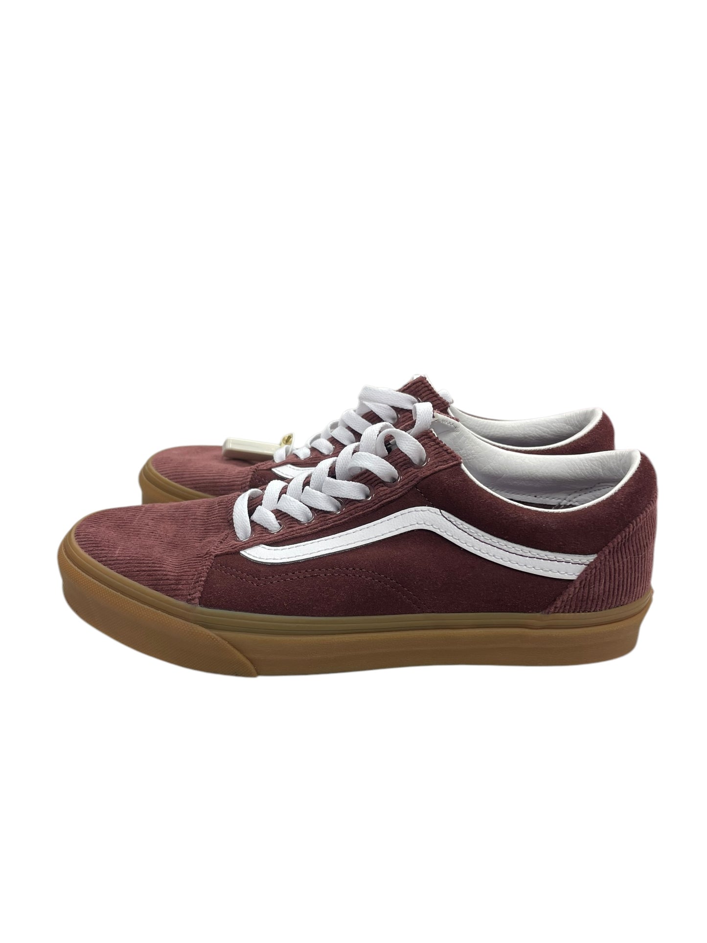 Shoes Sneakers By Vans In Maroon, Size: 10.5