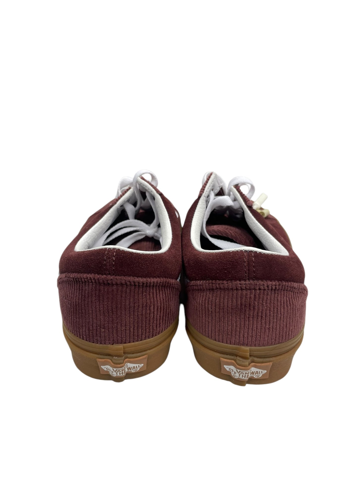 Shoes Sneakers By Vans In Maroon, Size: 10.5