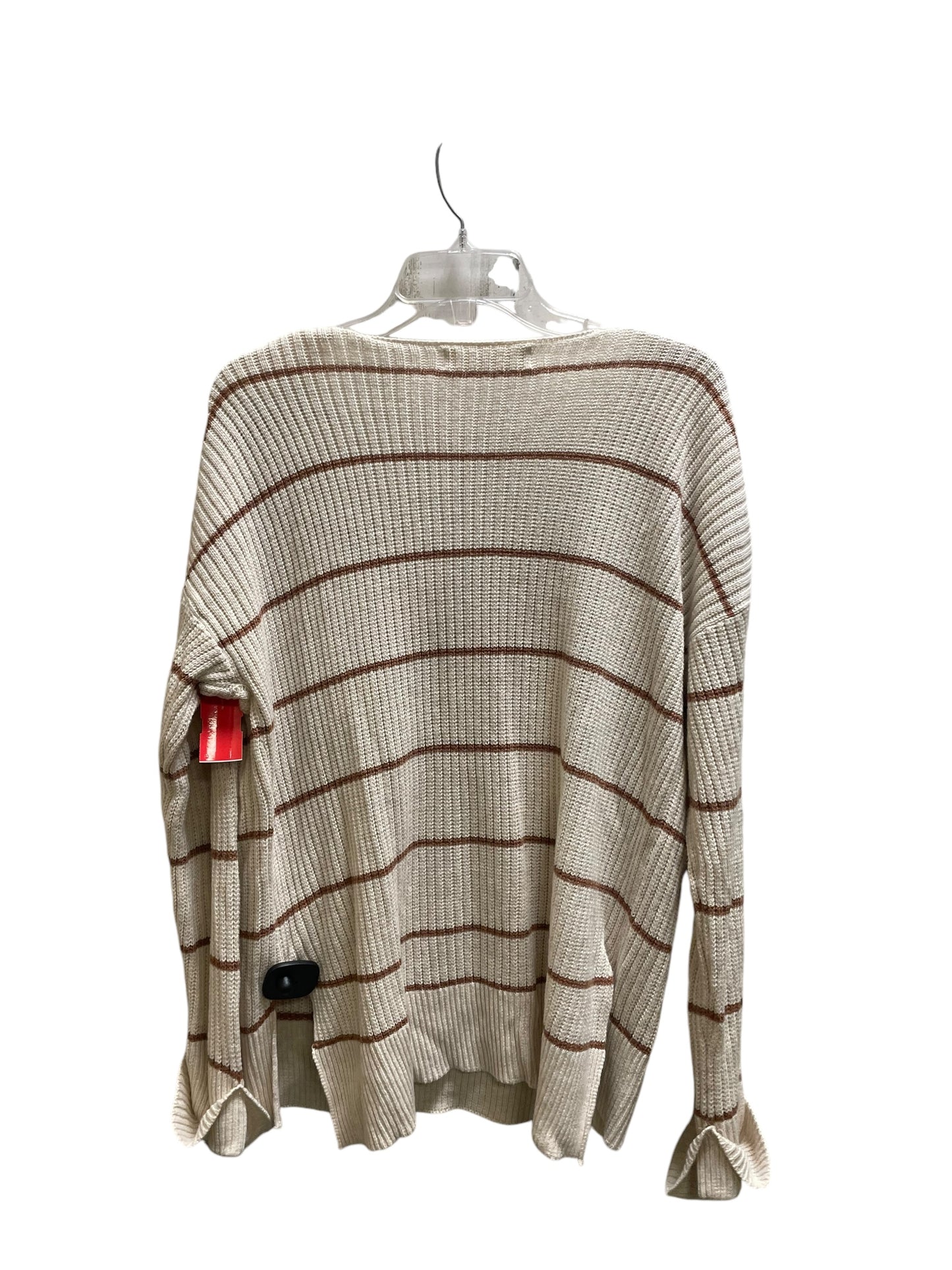 Sweater By Clothes Mentor In Striped Pattern, Size: S