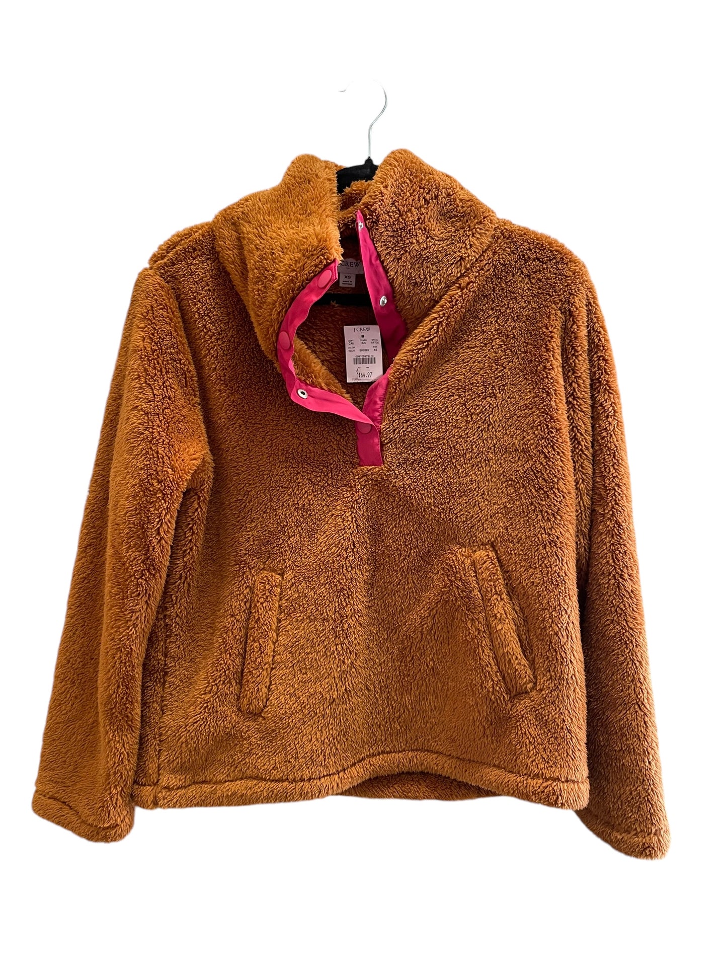 Sweatshirt Hoodie By J. Crew In Brown, Size: Xs