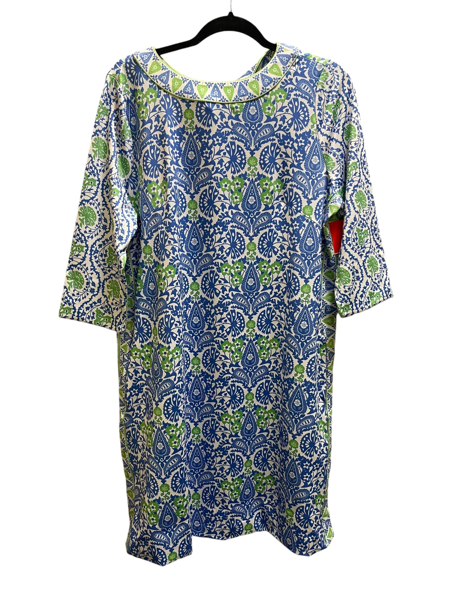 Dress Casual Midi By Gretchen Scott In Blue, Size: Xl