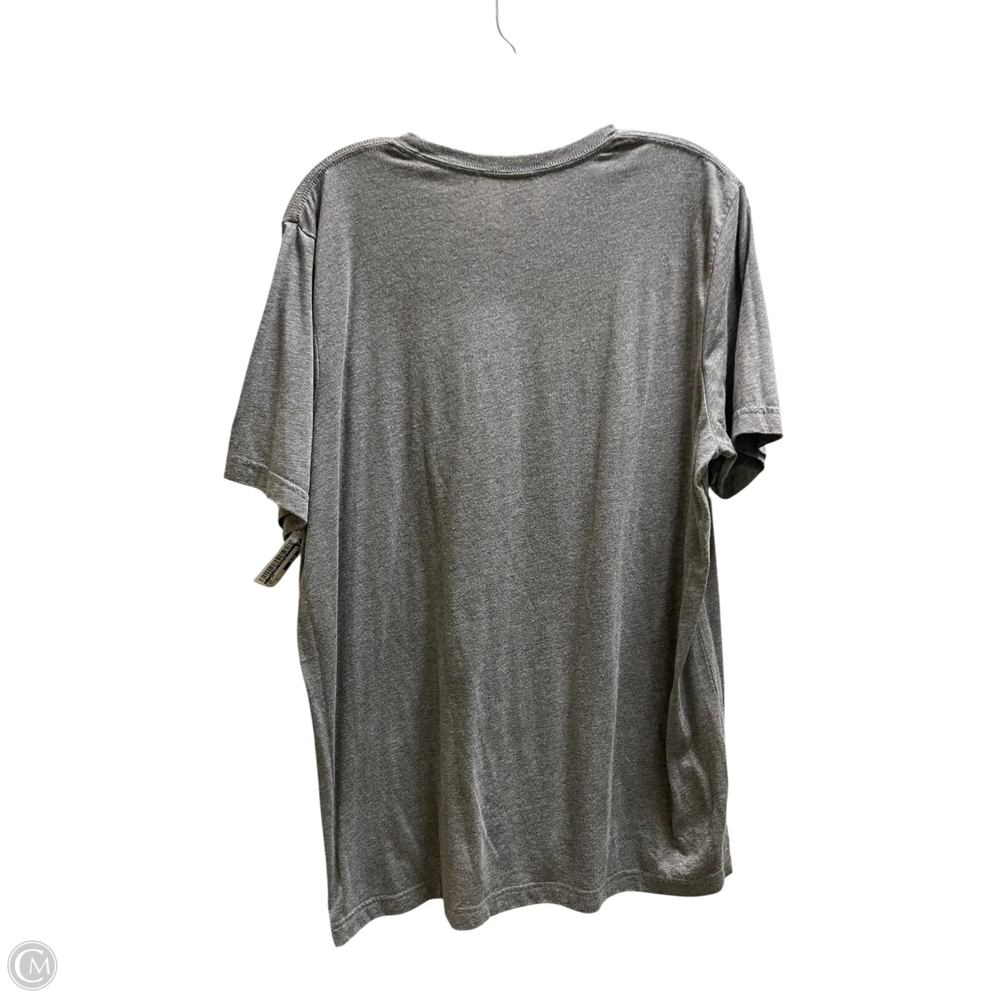 Top Short Sleeve By Clothes Mentor In Grey, Size: Xl