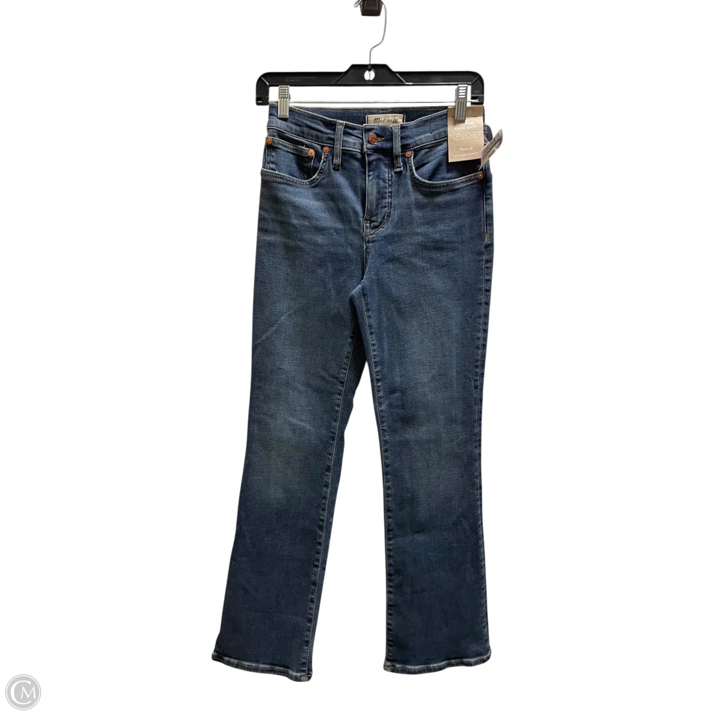 Jeans Straight By Madewell In Blue Denim, Size: 0