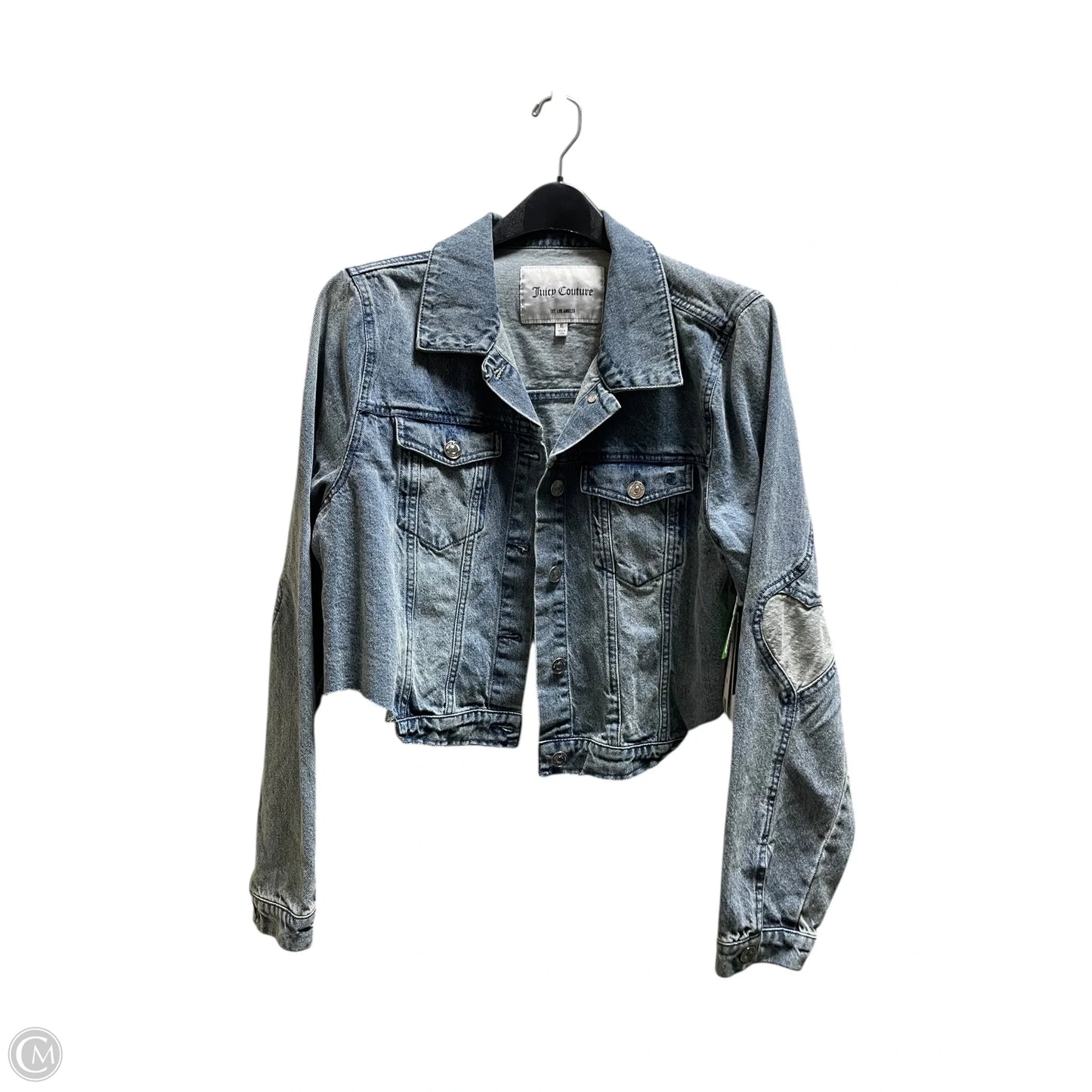 Jacket Denim By Juicy Couture In Blue Denim, Size: Xl