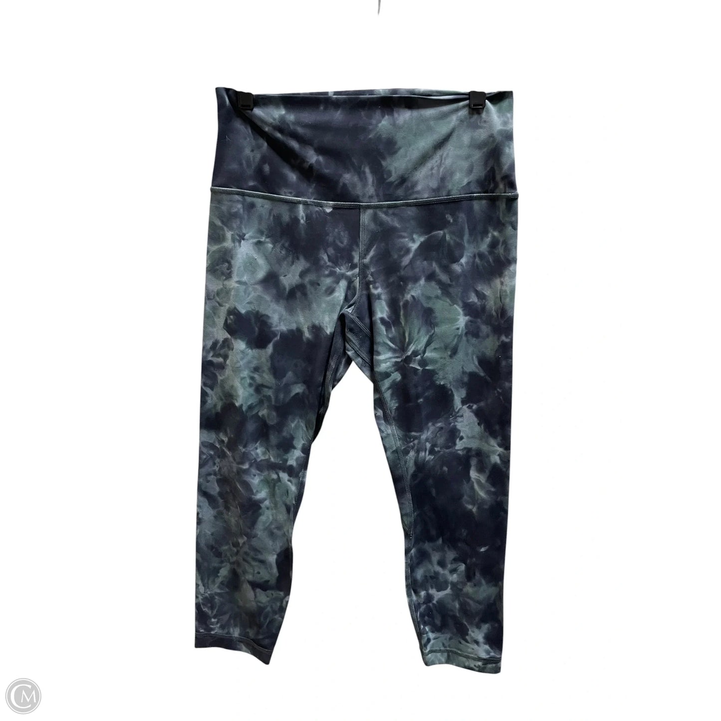 Athletic Leggings By Lululemon In Tie Dye Print, Size: 10