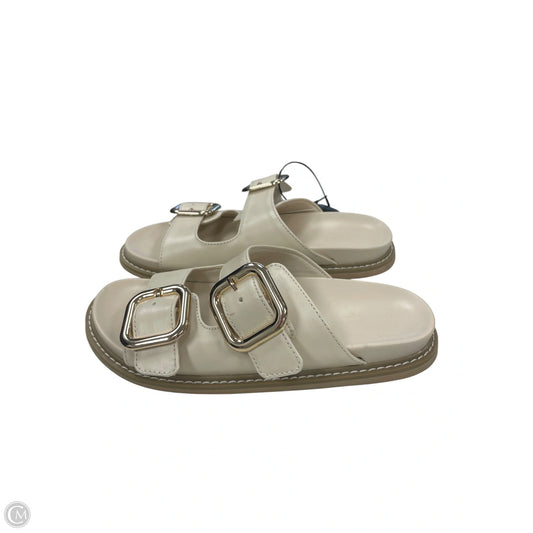 Sandals Flats By Universal Thread In Cream, Size: 7.5