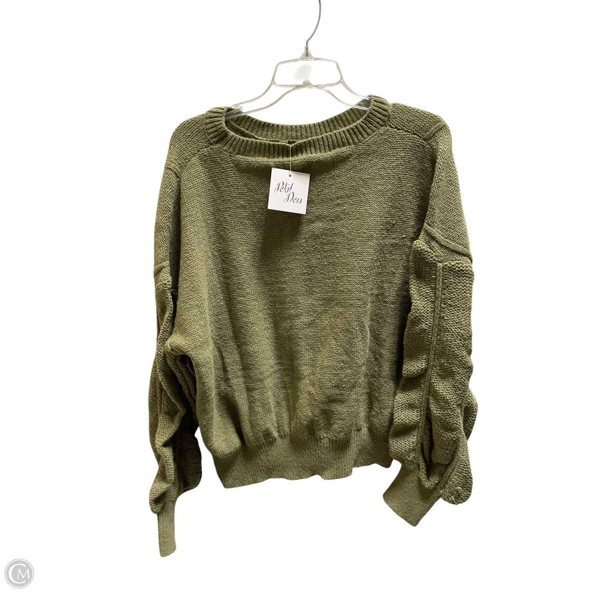 Sweater By Clothes Mentor In Green, Size: M