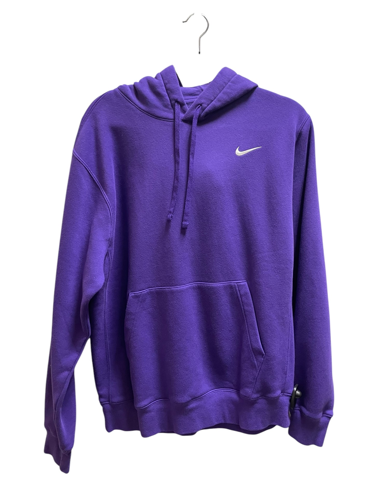 Sweatshirt Hoodie By Nike Apparel In Purple, Size: M