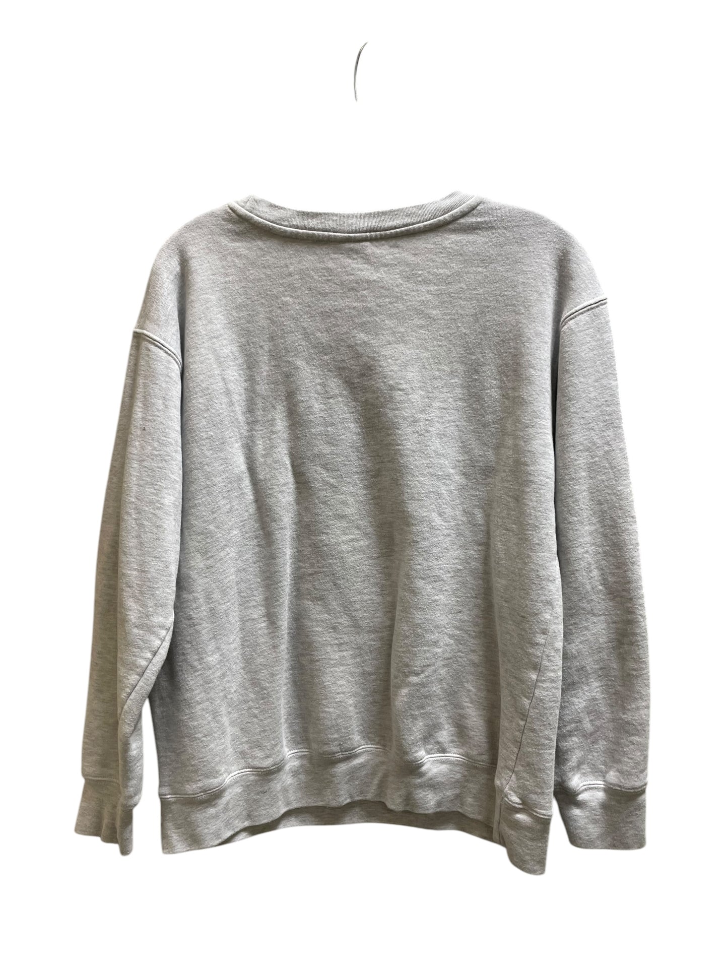 Sweatshirt Crewneck By Clothes Mentor In Grey, Size: M