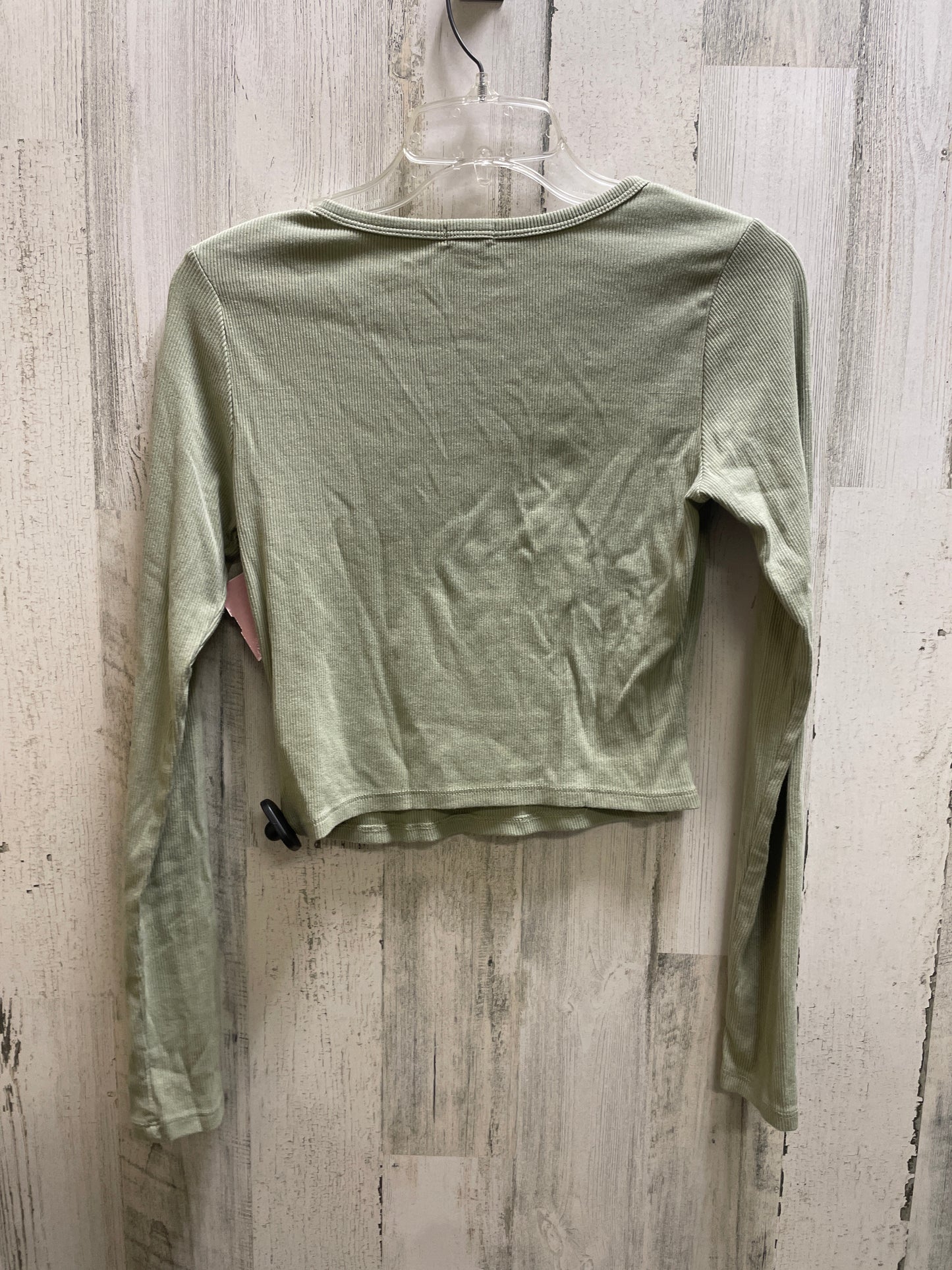 Top Long Sleeve By Garage In Green, Size: M