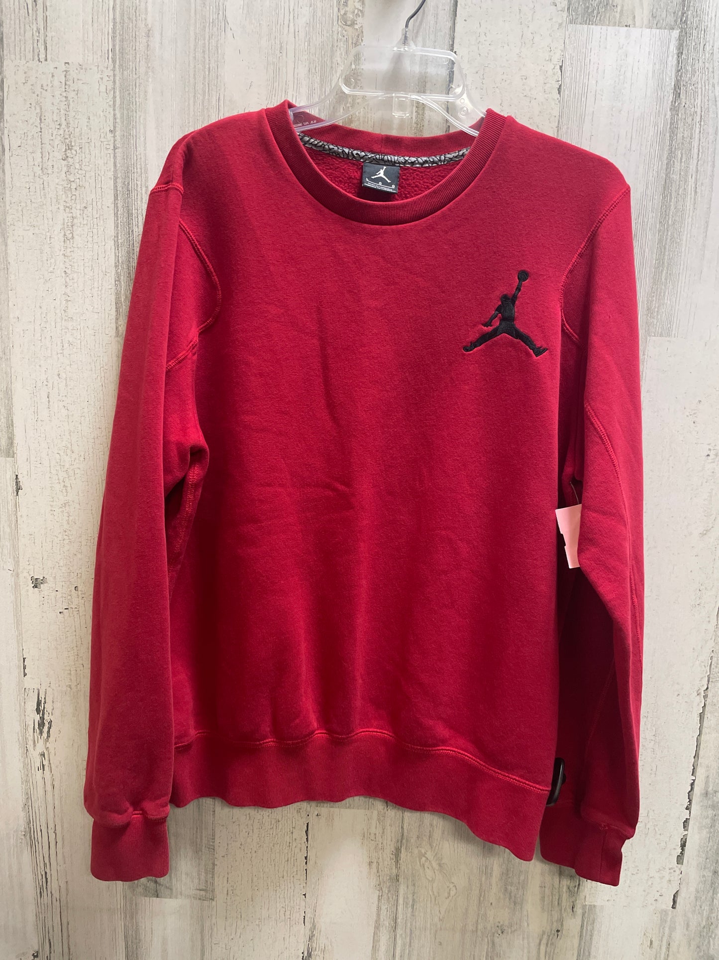 Sweatshirt Crewneck By Nike In Red, Size: L