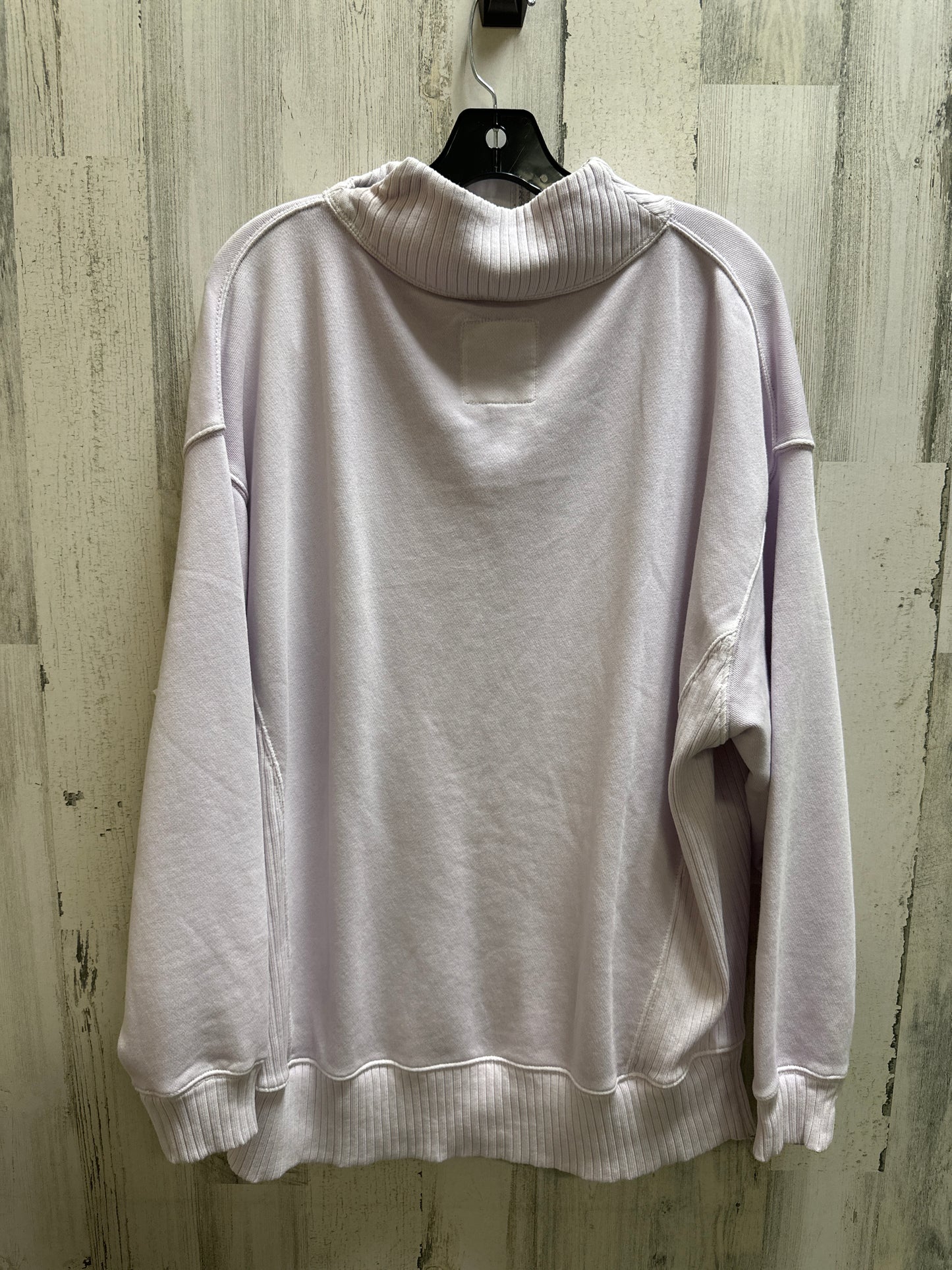 Purple Sweatshirt Crewneck Aerie, Size Xxs