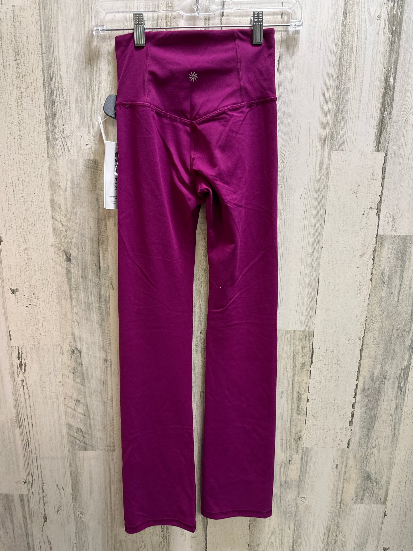 Purple Athletic Leggings Athleta, Size Xxs