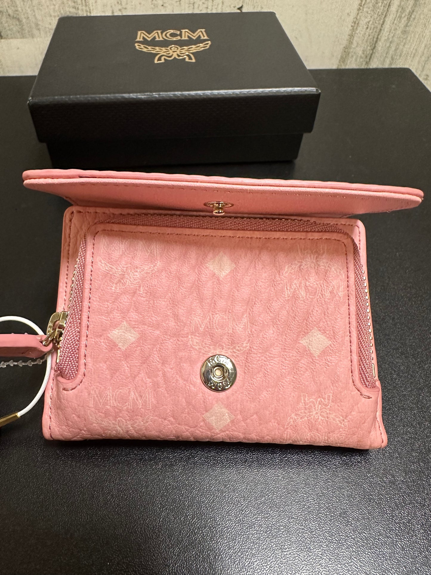 Wallet Designer Mcm, Size Small