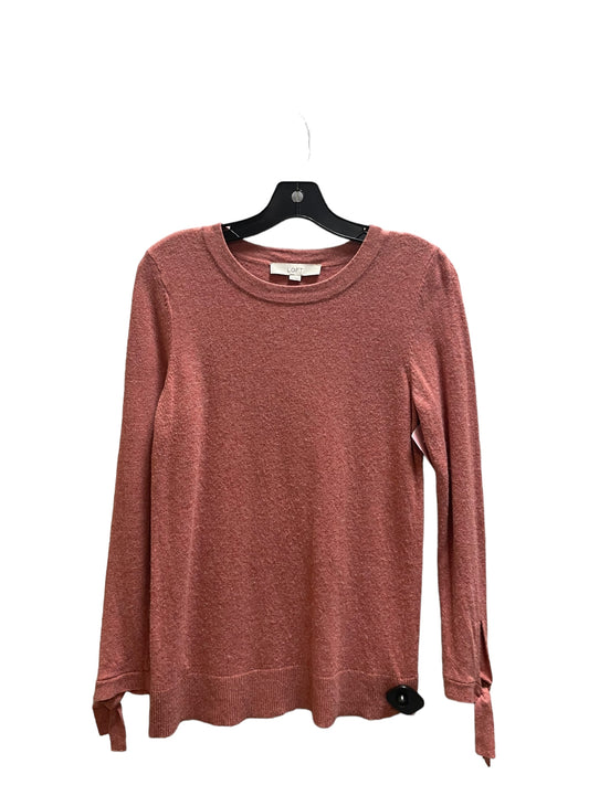 Top Long Sleeve By Loft In Pink, Size: Xs