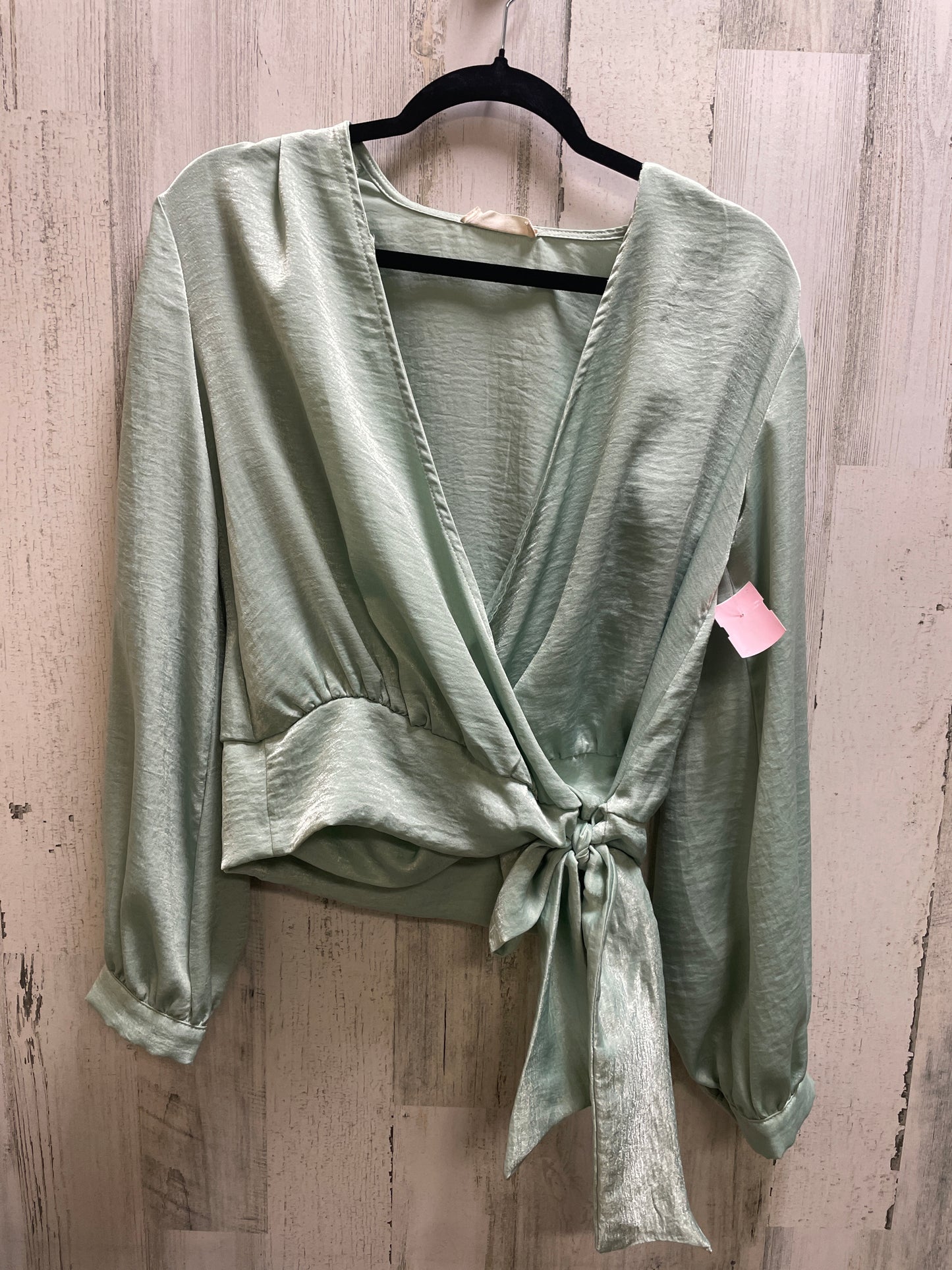 Top Long Sleeve By Altard State In Green, Size: S