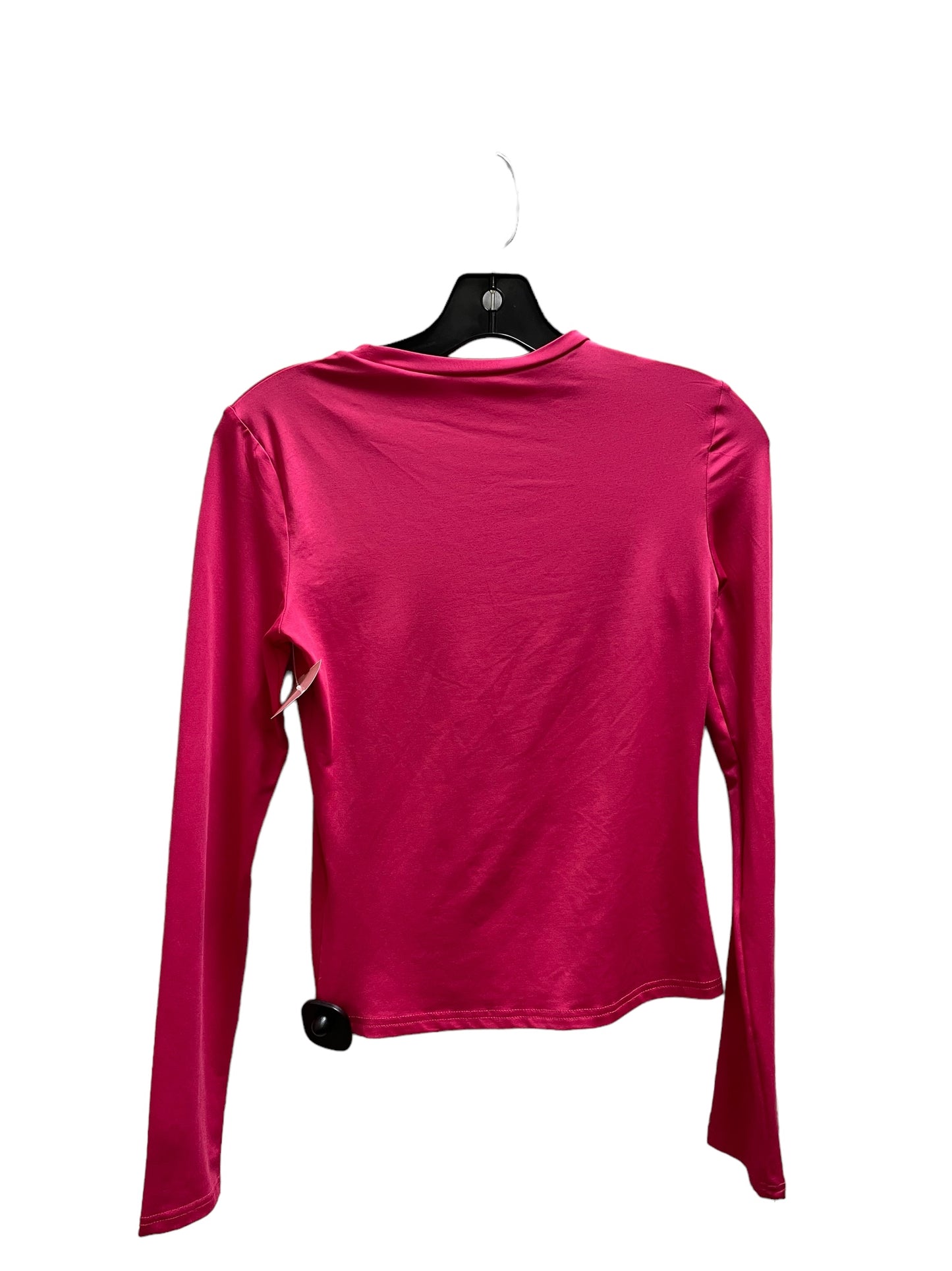 Top Long Sleeve By Clothes Mentor In Pink, Size: M