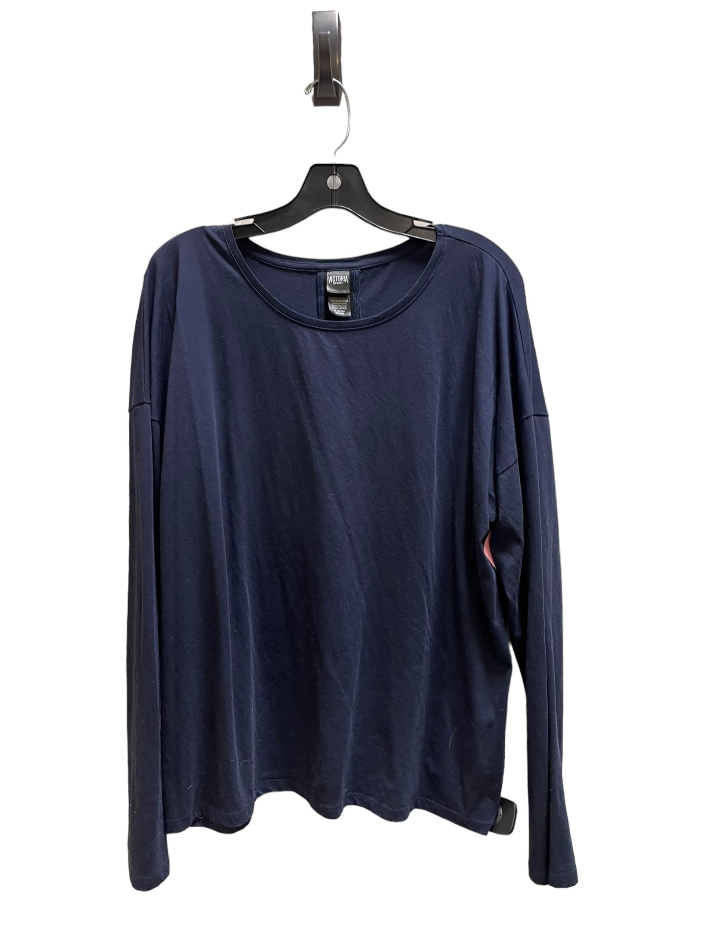 Top Long Sleeve By Victorias Secret In Blue, Size: Xl