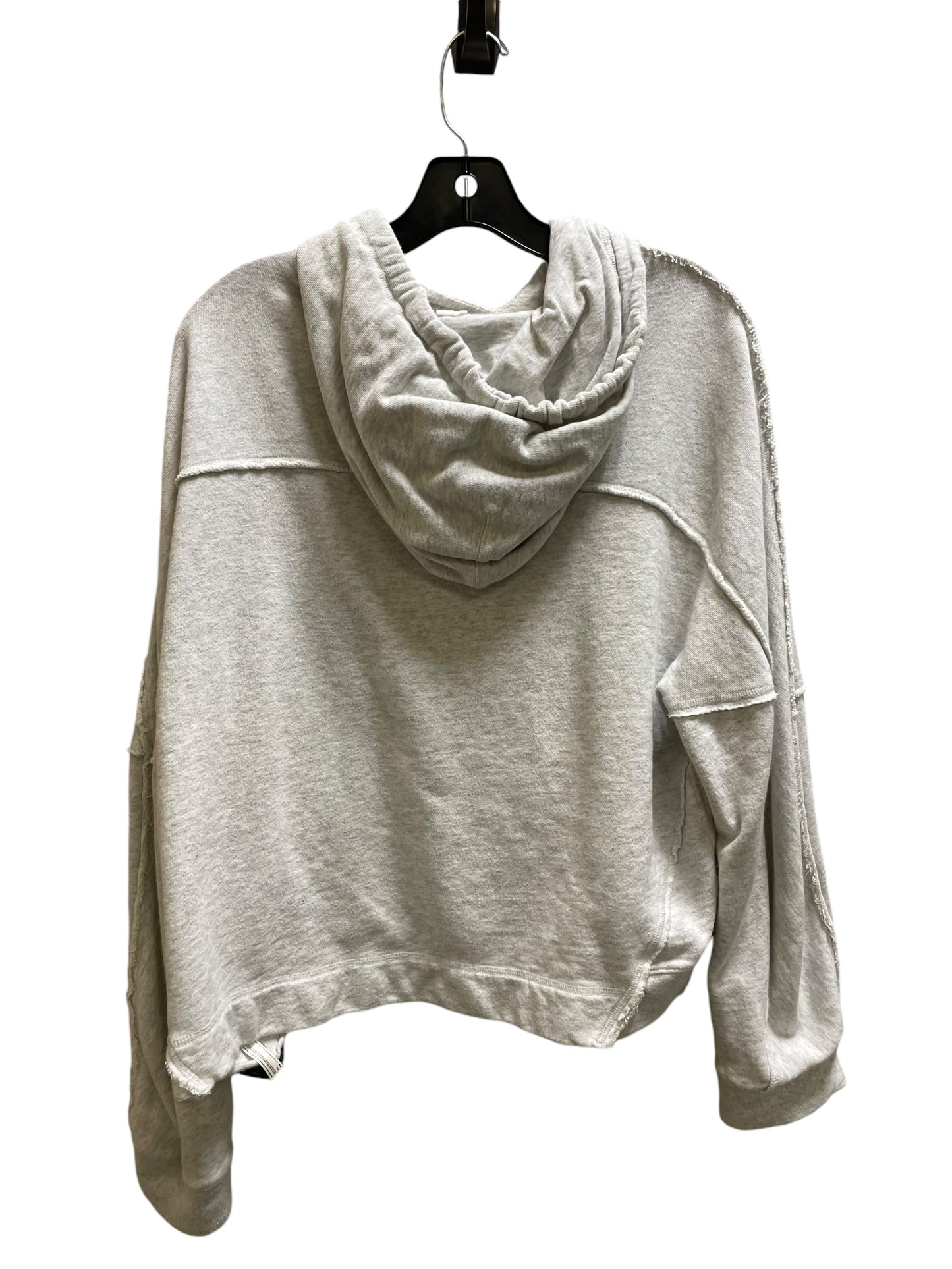 Sweatshirt Hoodie By Free People In Grey, Size: Xs