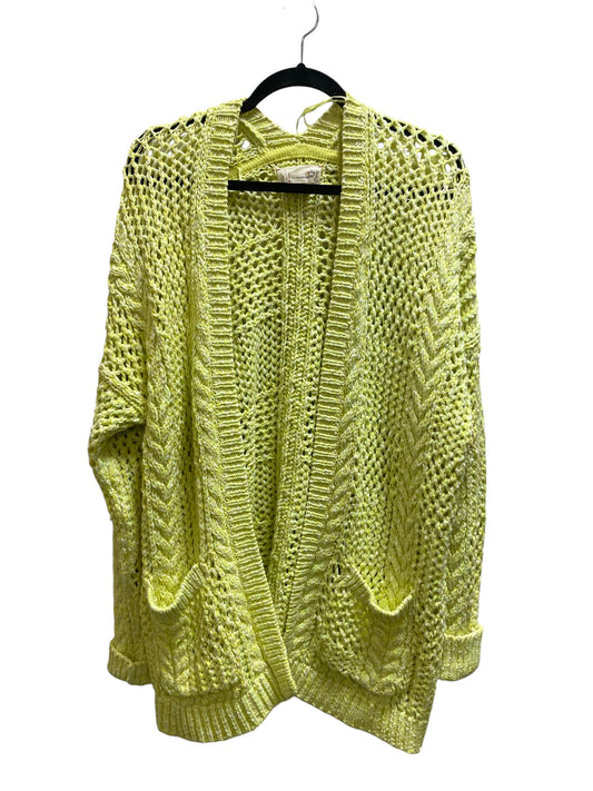 Cardigan By Anthropologie In Yellow, Size: M