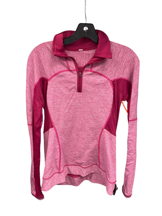 Athletic Jacket By Lululemon In Pink, Size: 8