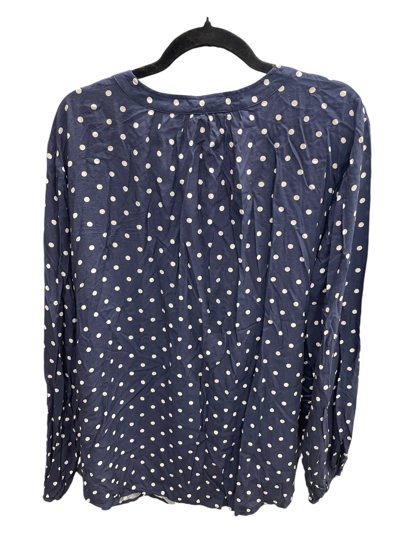 Top Long Sleeve By Old Navy In Blue, Size: Xxl