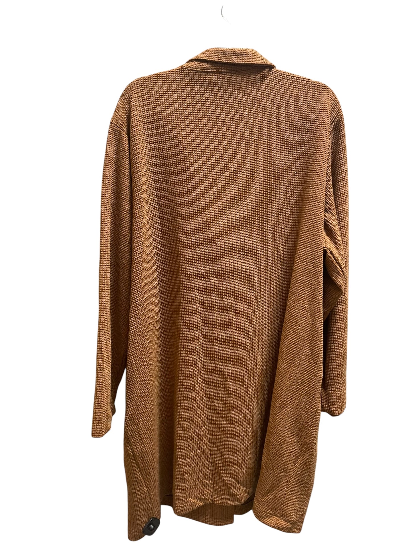 Sweater By Cozy In Brown, Size: 3x