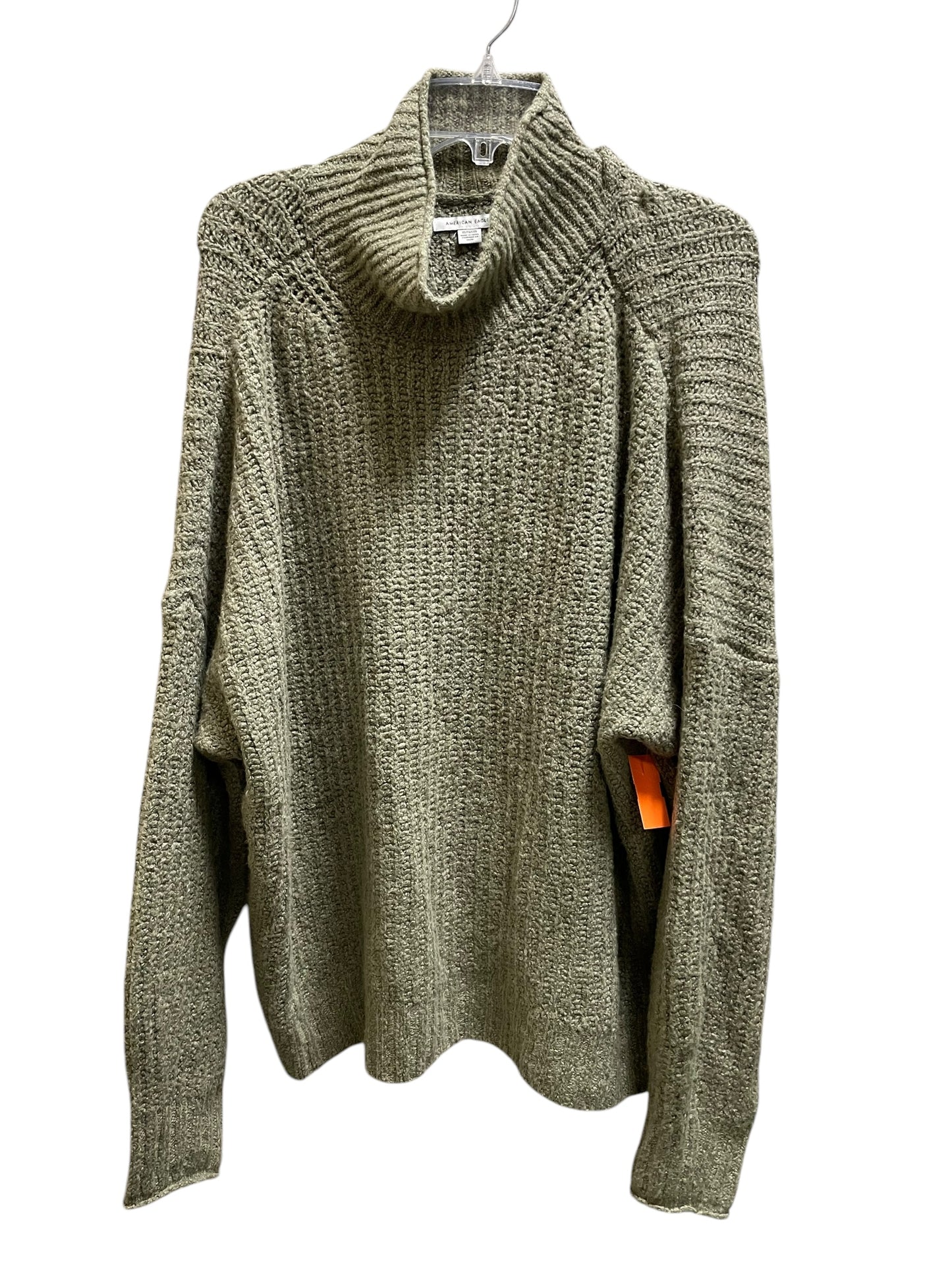 Sweater By American Eagle In Green, Size: Xl