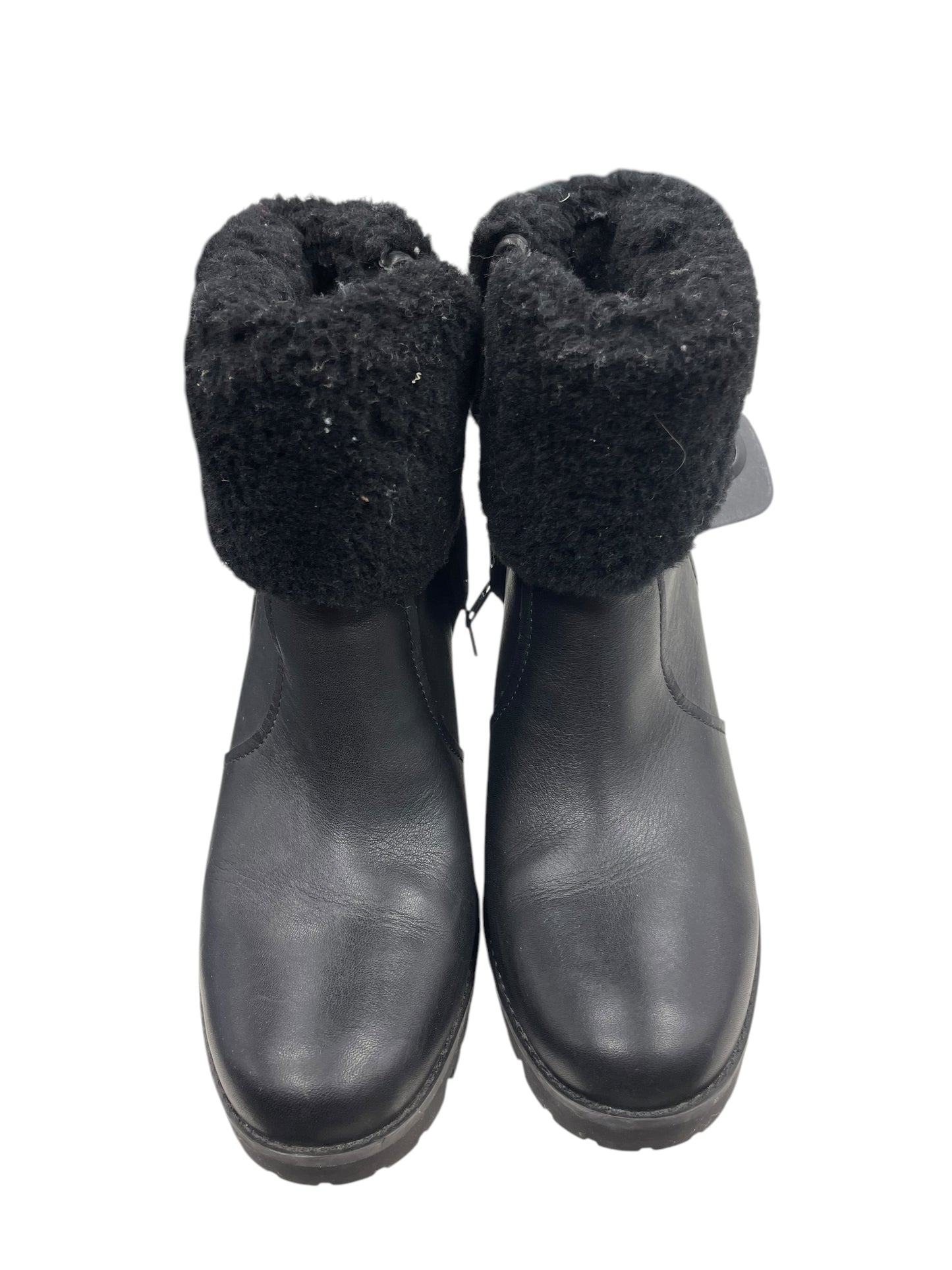 Boots Ankle Heels By Ugg In Black, Size: 8.5