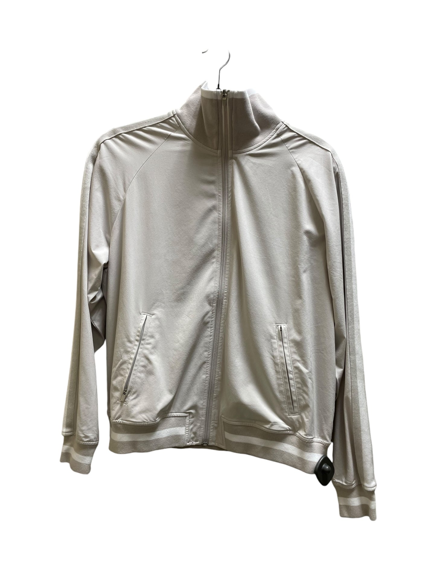 Athletic Jacket By Athleta In Tan, Size: M