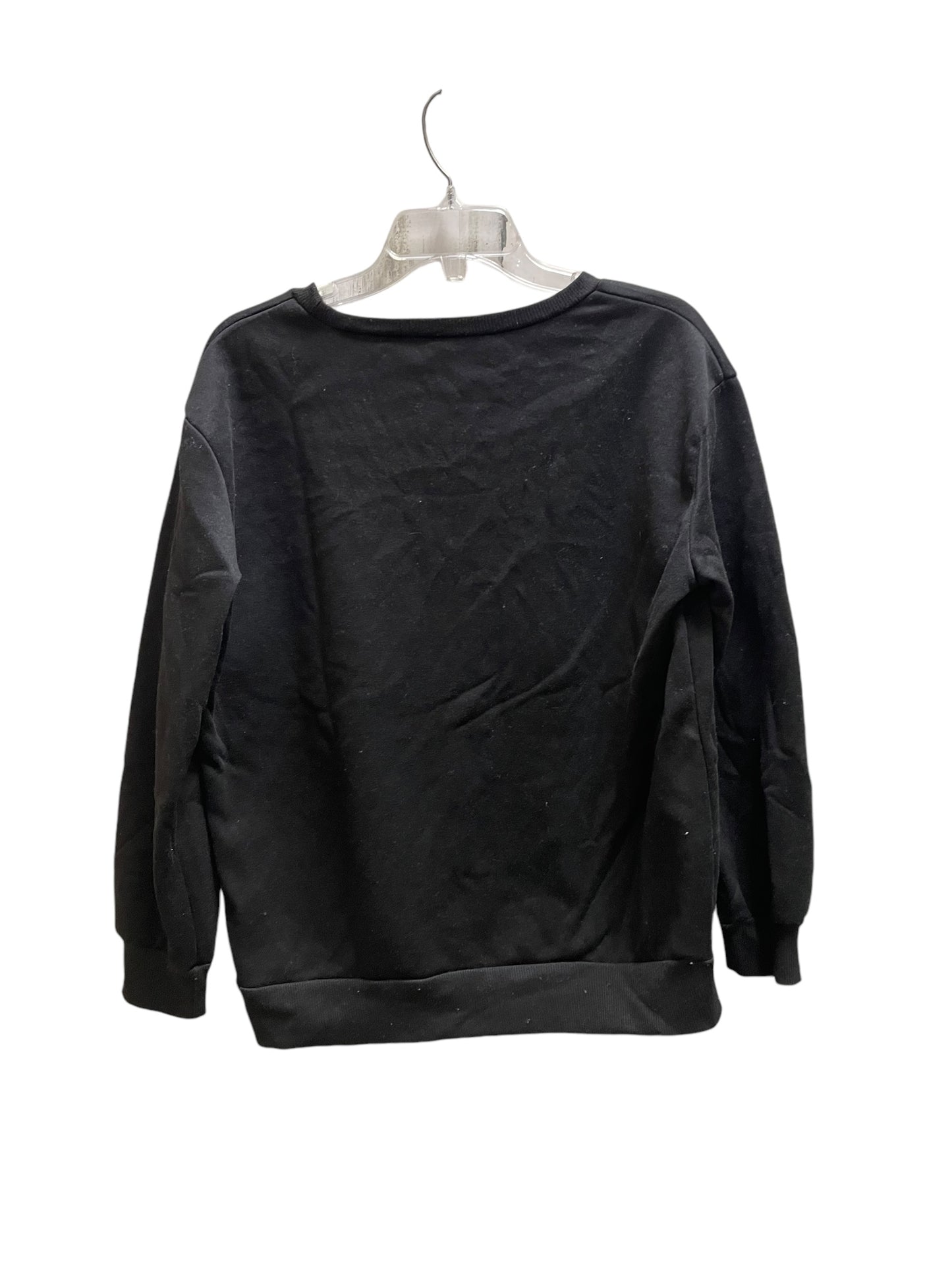 Sweatshirt Crewneck By Clothes Mentor In Black, Size: S